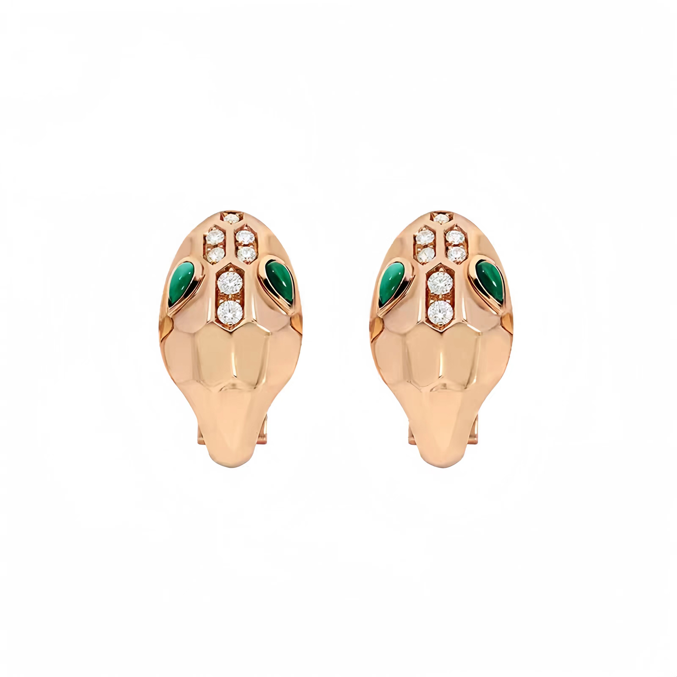 BVLGARI SERPENTI VIPER EARRINGS 